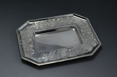 画像6: 1887年　ヴィクトリアン　クリスタルハンドカットグラス　お花の摘み　美装飾　バターディッシュ (6)