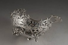 画像6: 純銀製（925）　ペア　透かし細工　ボンボンディッシュ (6)