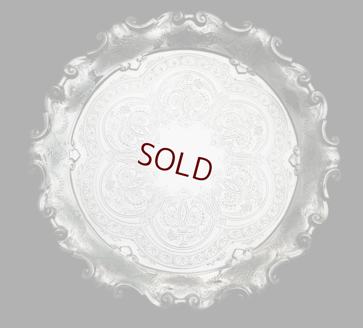 画像1: 純銀製（925）1895年 美彫ハンドエングレービング　サルヴァ (1)