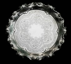 画像1: 純銀製（925）1895年 美彫ハンドエングレービング　サルヴァ (1)