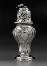 画像3: 純銀製（925）1857年　ヴィクトリアンロココ　シュガーキャスター (3)