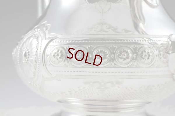 画像9: 純銀製（925）1871年　バーナード　洋ナシ型　ティーポット