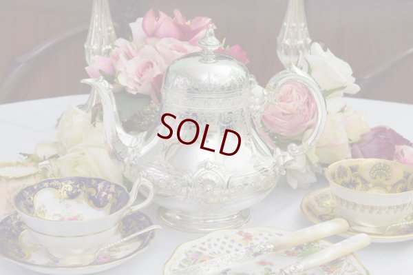 画像14: 純銀製（925）1871年　バーナード　洋ナシ型　ティーポット