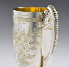 画像8: 純銀製（９２５）1876年　エルキントン　パーセルギルド　ジャポニズム　カップ (8)