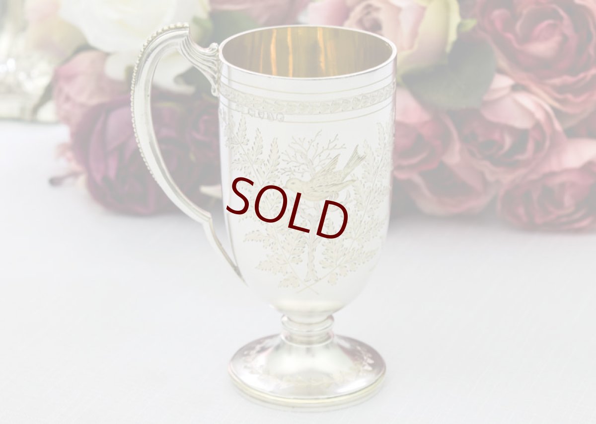 画像3: 純銀製（９２５）1876年　エルキントン　パーセルギルド　ジャポニズム　カップ (3)