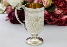 画像3: 純銀製（９２５）1876年　エルキントン　パーセルギルド　ジャポニズム　カップ (3)