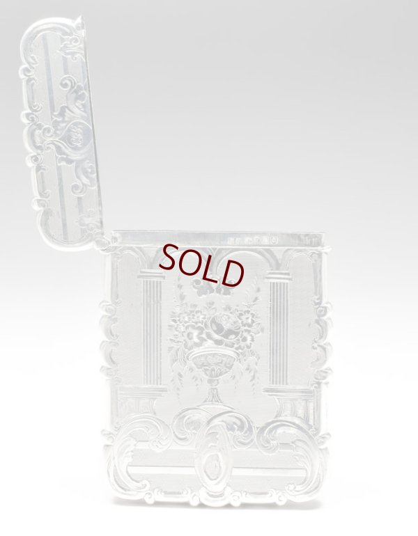 画像6: 純銀製（925）1853年　ヴィクトリアン　美麗　カードケース