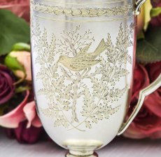 画像2: 純銀製（９２５）1876年　エルキントン　パーセルギルド　ジャポニズム　カップ (2)