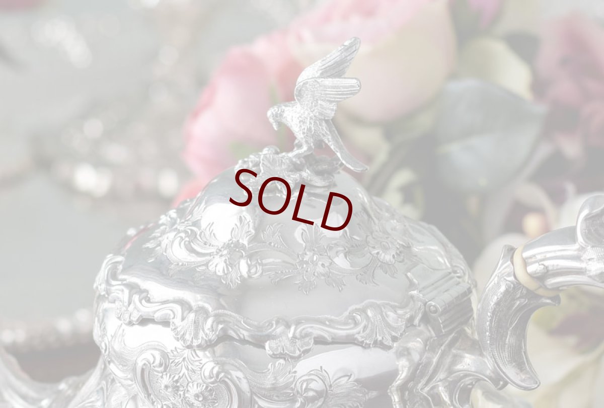 画像8: 純銀製（９２５）1854/6年　特級　Martin, Hall & Co.ヴィクトリアンロココ/ ルイスタイル　ティーセット (8)