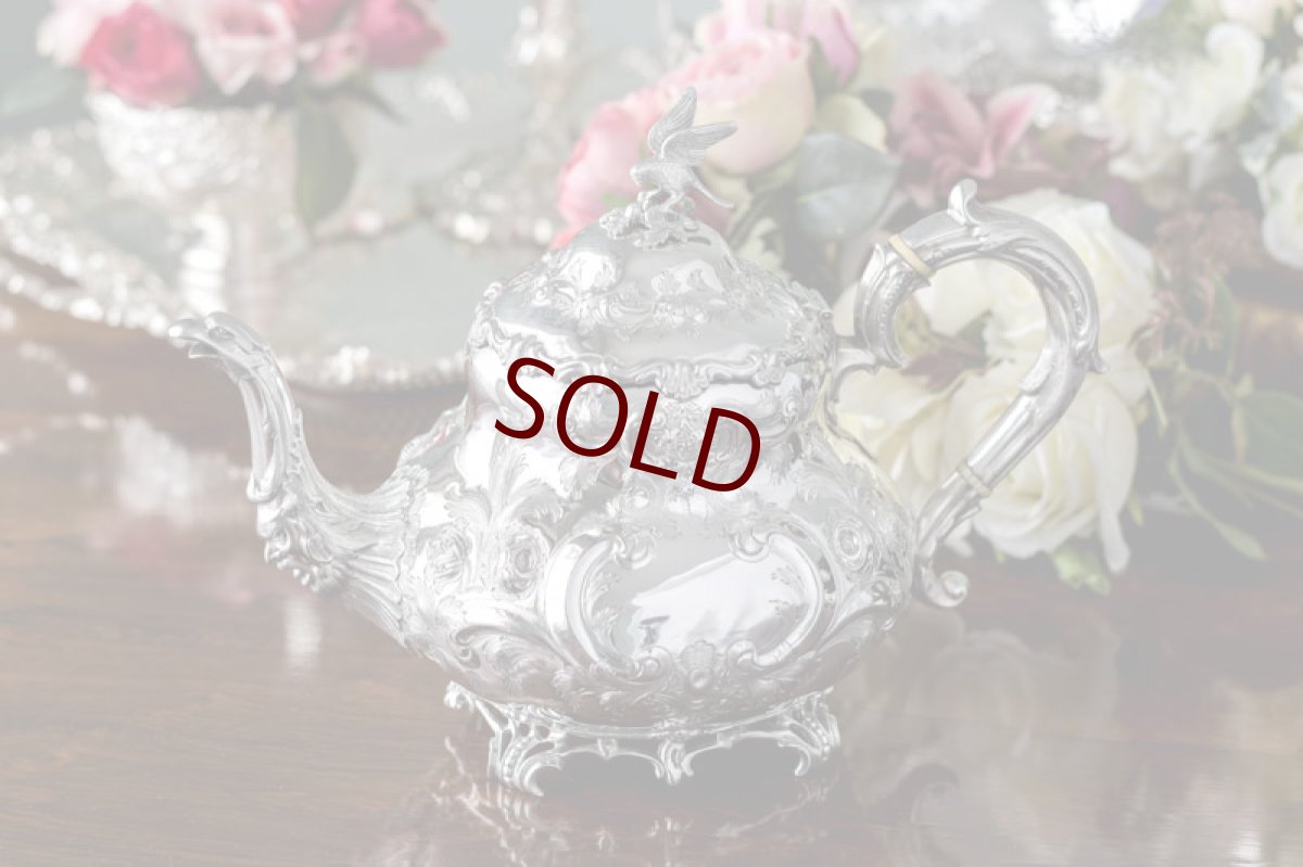 画像3: 純銀製（９２５）1854/6年　特級　Martin, Hall & Co.ヴィクトリアンロココ/ ルイスタイル　ティーセット (3)