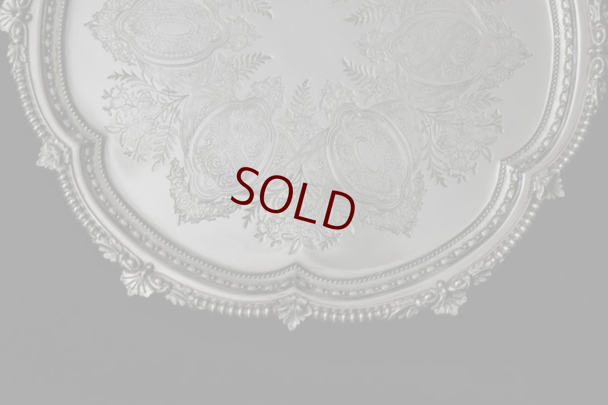 画像5: シルバープレート ヴィクトリアン　美装飾　サルヴァ (5)