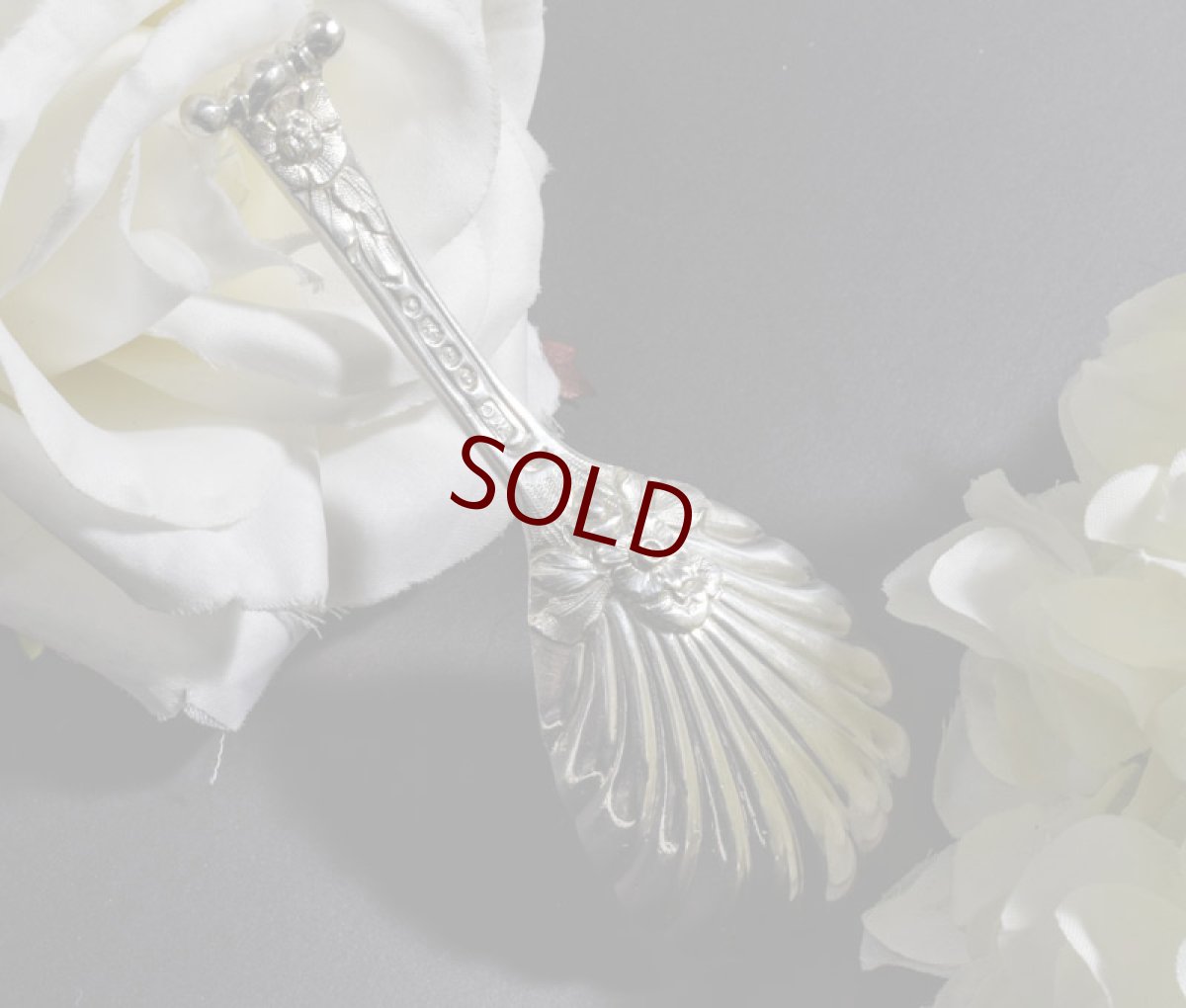 画像5: 純銀製（925）1844年　手彫り　Chawner & Co. ティーキャディースプーン (5)