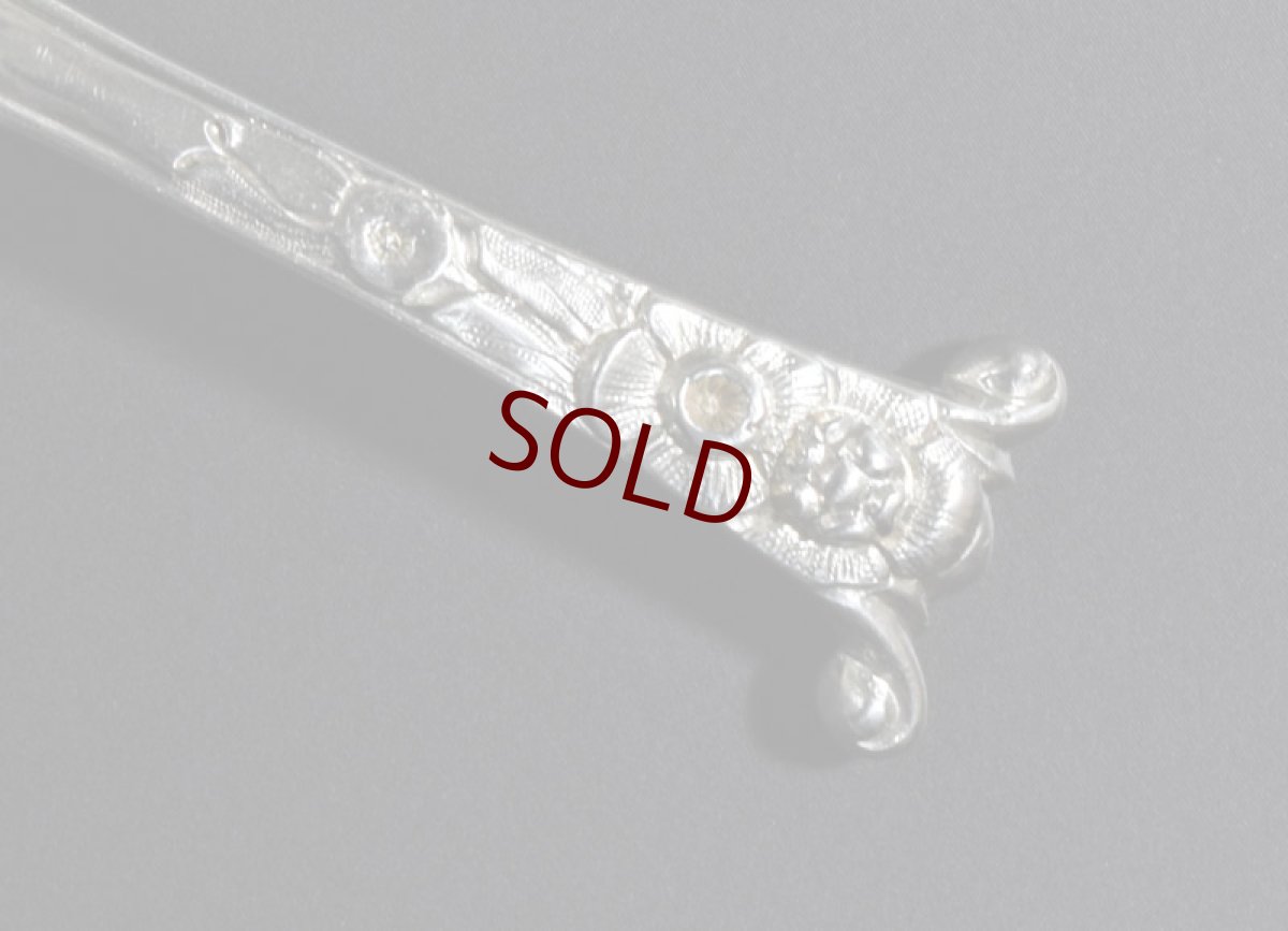 画像3: 純銀製（925）1844年　手彫り　Chawner & Co. ティーキャディースプーン (3)