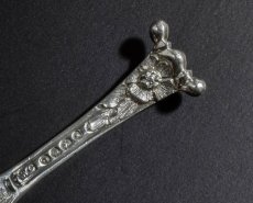 画像7: 純銀製（925）1844年　手彫り　Chawner & Co. ティーキャディースプーン (7)