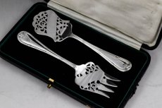 画像2: シルバープレート　1910年代　マッピン＆ウェッブ Mappin & Webb ミニサービングセット  (2)