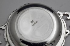 画像6: 純銀製（925）　1963年　受け皿付きティーストレイナー (6)