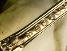 画像6: 純銀製（925）1895年　金鍍金　ローマンバカナリアン　デザイン　シュガーシフタースプーン (6)