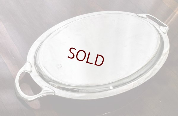 画像8: シルバープレート 特級品 ヴィクトリア時代後期　薔薇とリボンのガーランド装飾 薔薇の縁どり トレイ