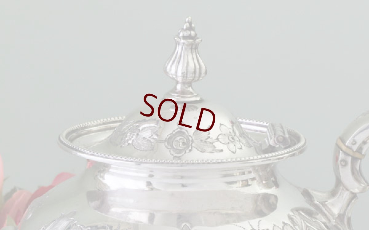 画像6: シルバープレート　Martin, Hall & Co. 　ネオクラシカル/ハイヴィクトリアン　薔薇のティーセット (6)