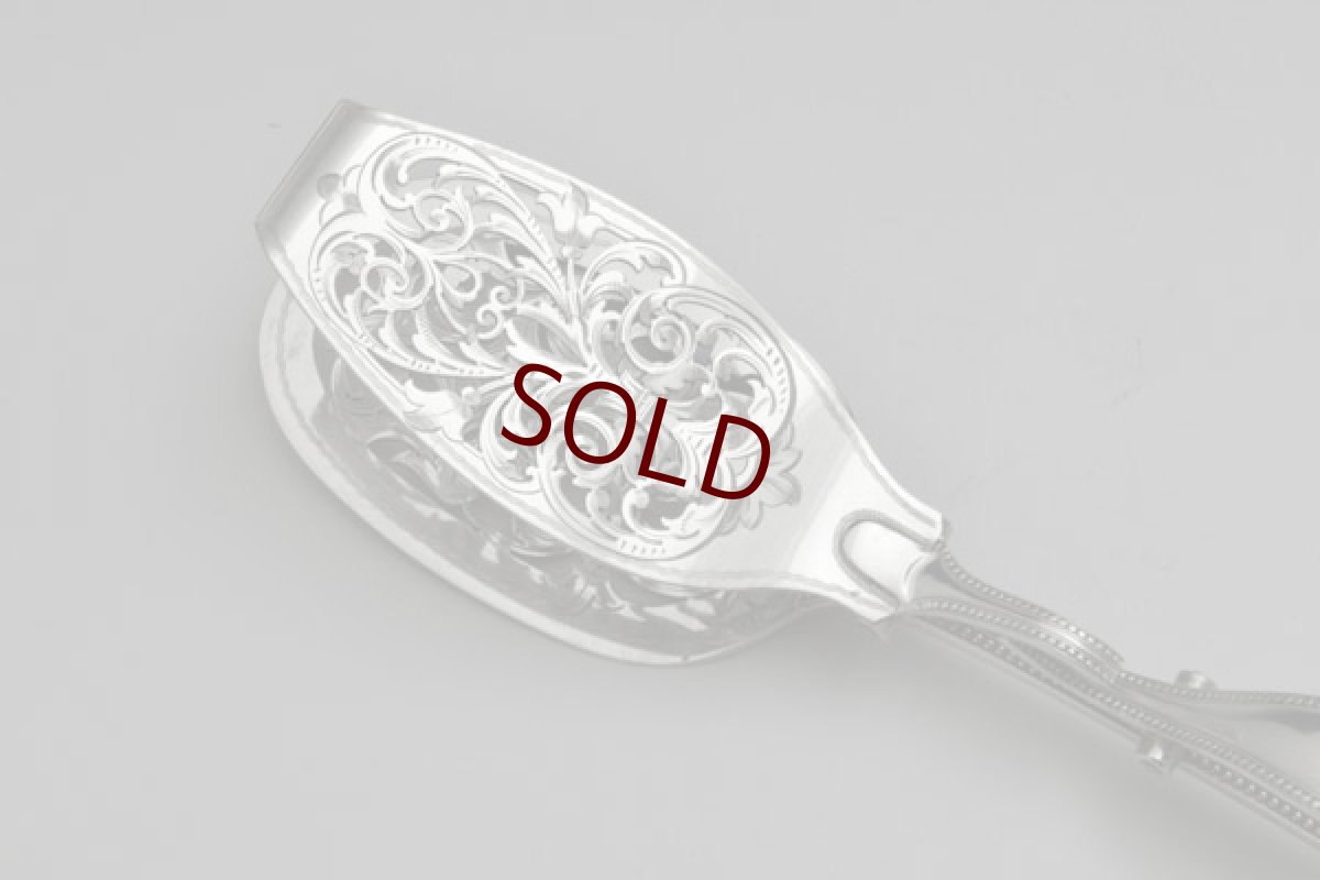 画像3: シルバープレート　マッピン＆ウェッブ　透かし細工　サーバー (3)