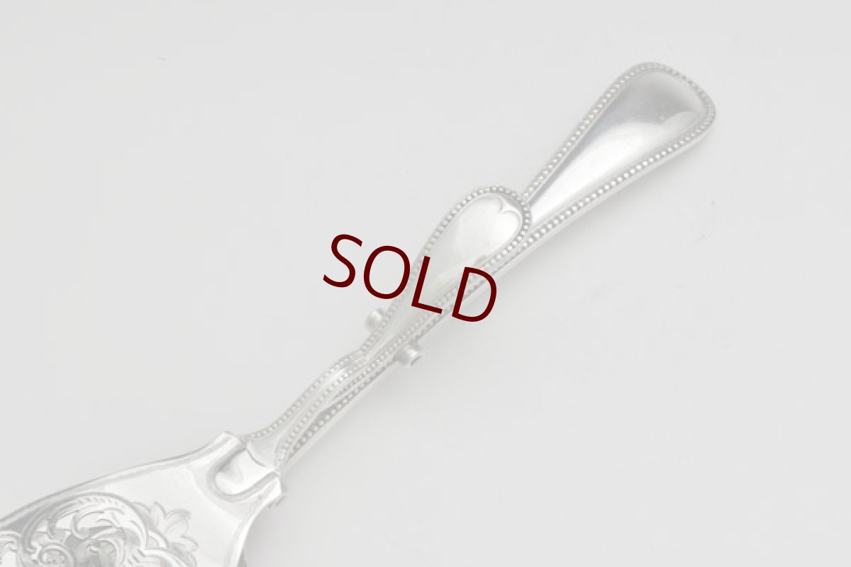 画像4: シルバープレート　マッピン＆ウェッブ　透かし細工　サーバー (4)