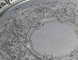 画像4: 純銀製（925）　1869年　透かし細工ボーダー　手彫りエングレービング　サルヴァ　30.5cm