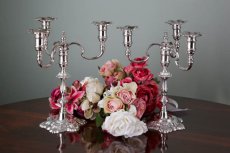 画像1: 純銀製（925）1974年ビンテージ　キャンデラーブラー　ペア (1)