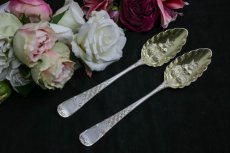 画像2: 純銀製（925）　1798年　サービングベリースプーン　2本セット (2)