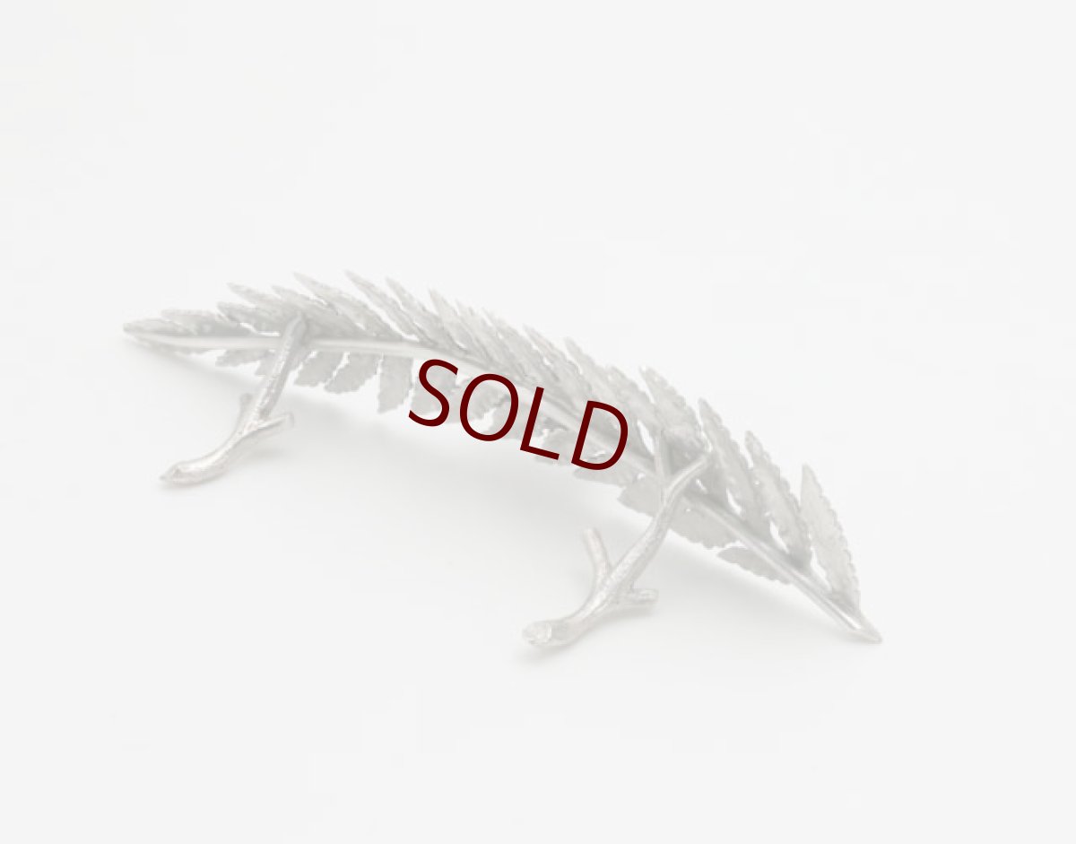 画像6: 純銀製（925）1896年　蝶のヒンジのメニューホルダー/プレイスカードホルダー (6)