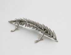 画像6: 純銀製（925）1896年　蝶のヒンジのメニューホルダー/プレイスカードホルダー (6)