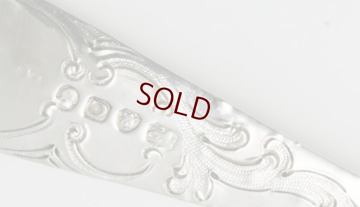 画像7: 純銀製（925）　1798年　サービングベリースプーン　2本セット (7)