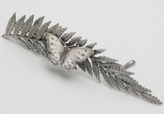 画像4: 純銀製（925）1896年　蝶のヒンジのメニューホルダー/プレイスカードホルダー (4)