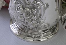 画像7: シルバープレート　ヴィクトリア時代中期　Martin, Hall & Co. 美彫　ウォータージャグ (7)