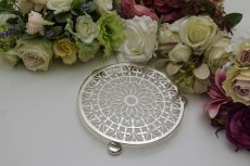 画像2: ヴィンテージ 透かし細工 ティーポットスタンド (2)