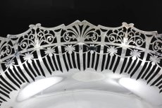 画像6: 純銀製（９２５）　美透かし細工　グラス入りフルーツバスケット (6)