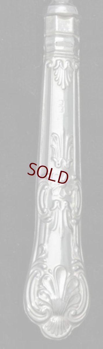 画像4: 純銀（925）ハンドル　クイーンズパターン デザートフォーク 6本セット (4)