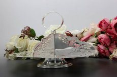 画像3: シルバープレート　ヴィンテージ　サンドイッチトレイ (3)