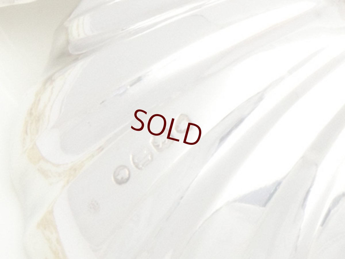 画像8: 純銀製（925）Francis Higgins 1875年　ギルドシェルボウル　サービングスプーン　6本セット (8)