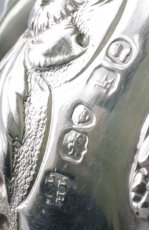 画像6: 純銀製（925）　1825年　ロココ風　お花とスクロール　クリームジャグ (6)