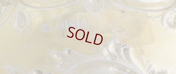 画像10: 純銀製（９２５）金鍍金（ギルディング）　特級　ペア　ハンドエンボシング　透かし細工　　ディッシュ