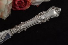 画像4: 純銀製（925）　1866年　ロココスタイル　透かし細工　サービングカトラリーセット (4)