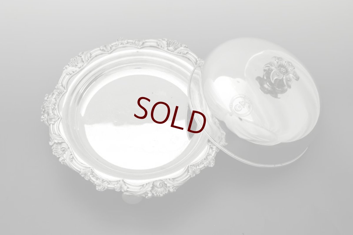 画像4: オールドシェフィールドプレート　ヴィクトリア時代中期　マフィンディッシュ　ペア (4)