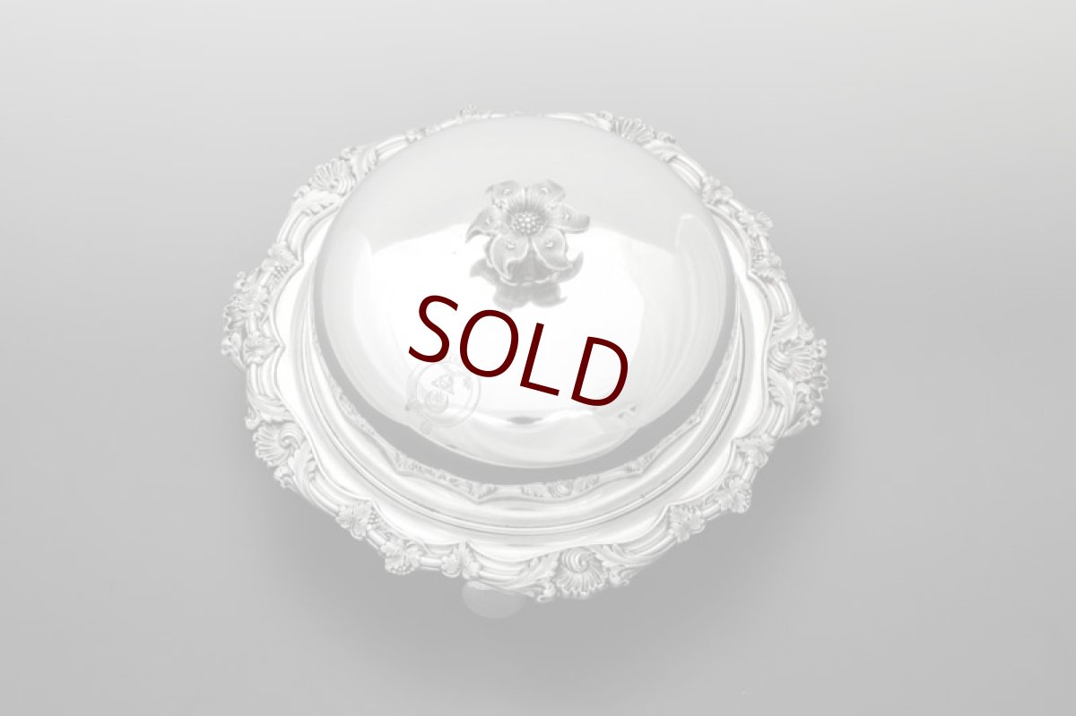 画像3: オールドシェフィールドプレート　ヴィクトリア時代中期　マフィンディッシュ　ペア (3)