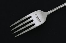 画像3: 純銀製（９２５）1924年　ハンドルのデザインがエレガントな　ケーキフォークセット (3)