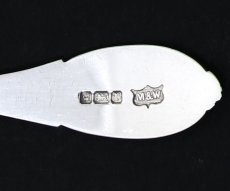 画像6: 純銀製（925）1909年　マッピン＆ウェッブ　ロココ風ハンドル　ティースプーンセット (6)