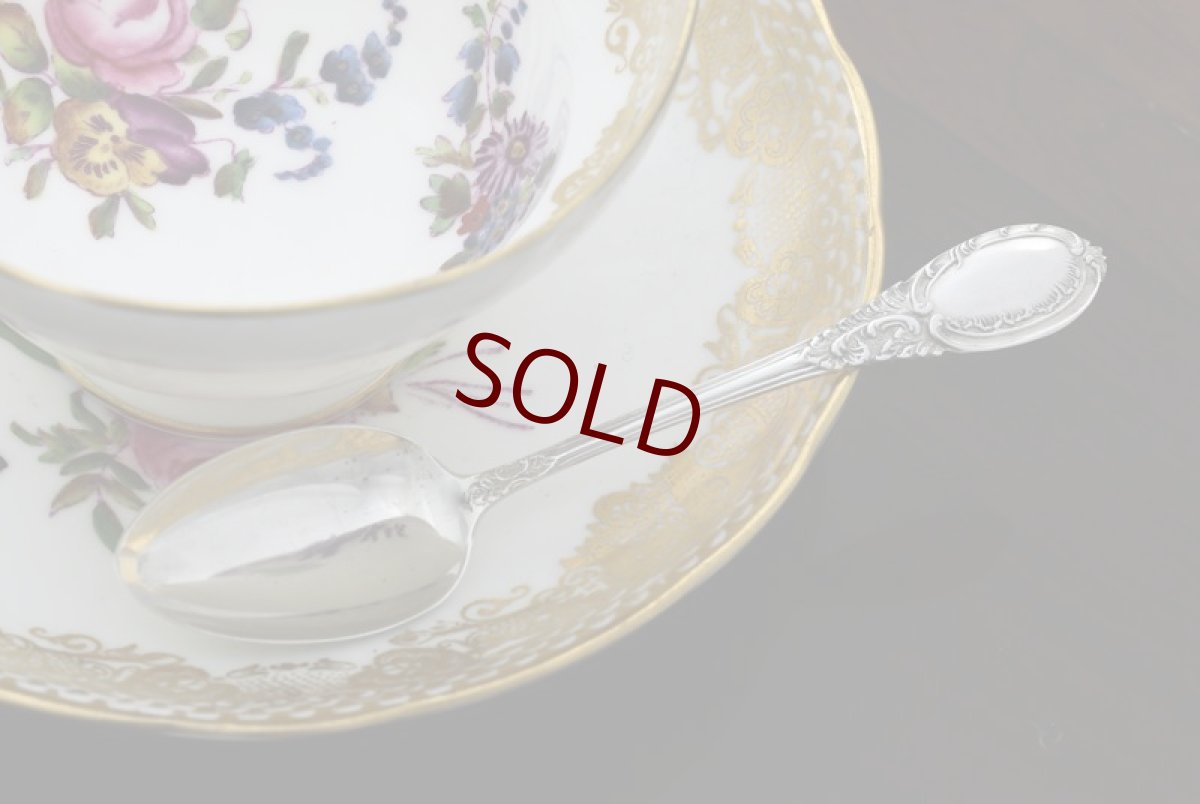 画像5: 純銀製（925）1909年　マッピン＆ウェッブ　ロココ風ハンドル　ティースプーンセット (5)