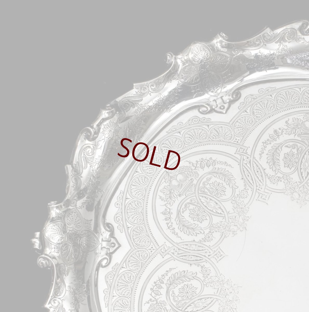 画像2: 純銀製（925）1877年　美彫　バーナード　手彫り　サルヴァ (2)