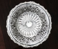 画像2: 純銀製(925)  AMERICAN SILVER  超美透かし　コンポート (2)