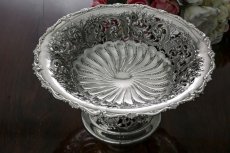 画像3: 純銀製(925)  AMERICAN SILVER  超美透かし　コンポート (3)