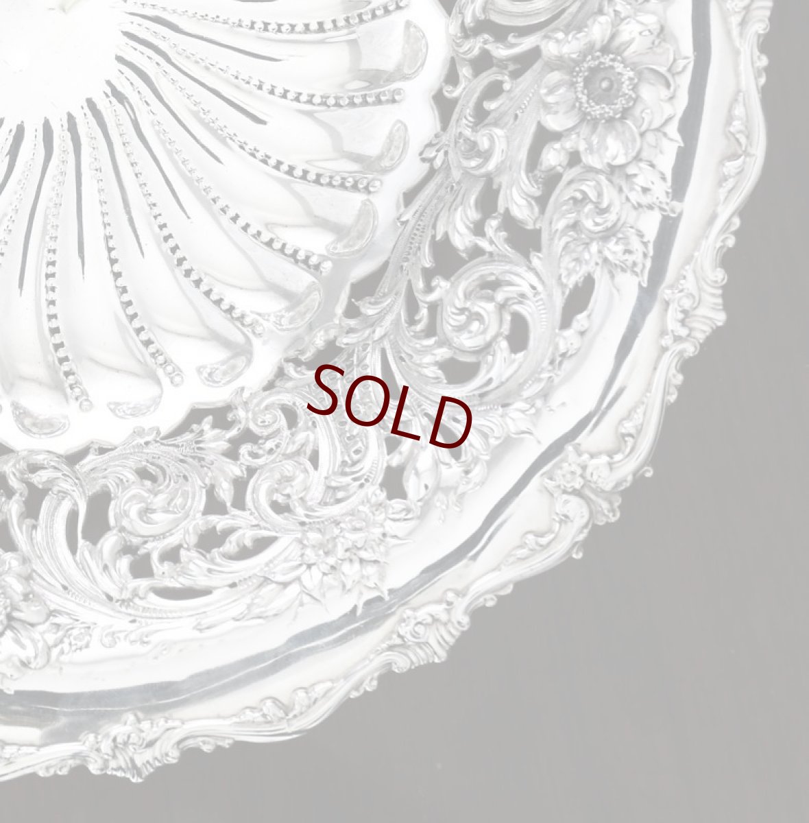 画像8: 純銀製(925)  AMERICAN SILVER  超美透かし　コンポート (8)